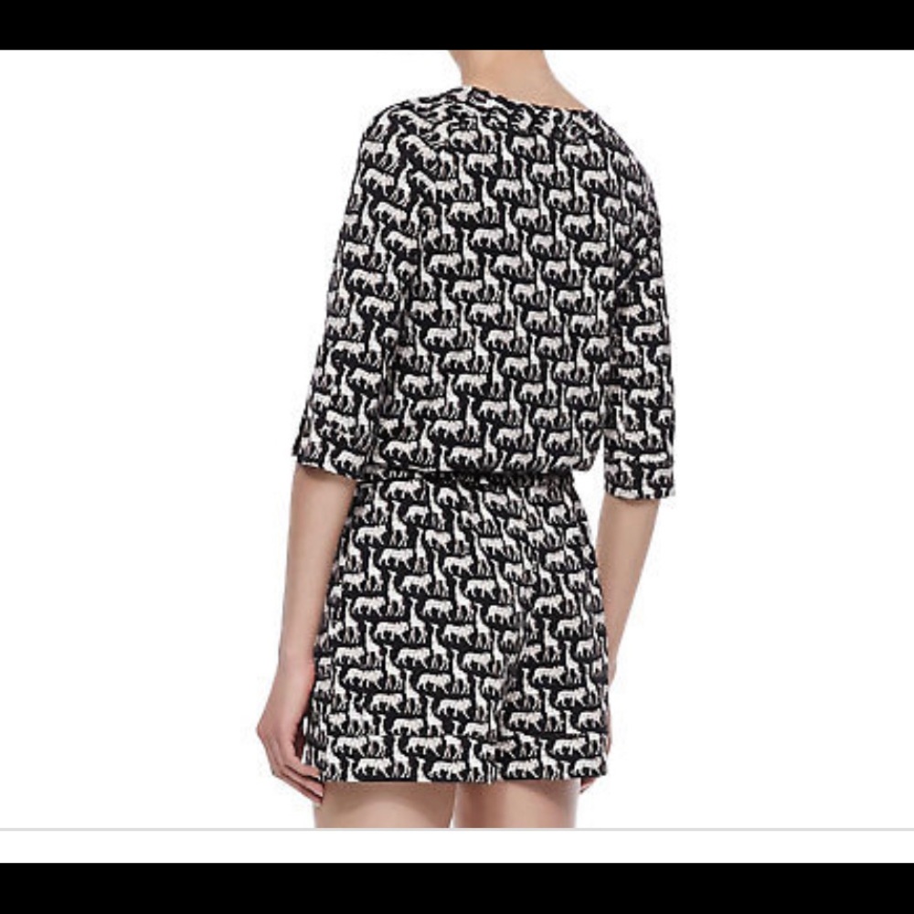 Animal Pattern Short Romper - Picture 6 of 6